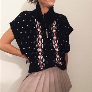 🌹KENSIE floral knit sweater